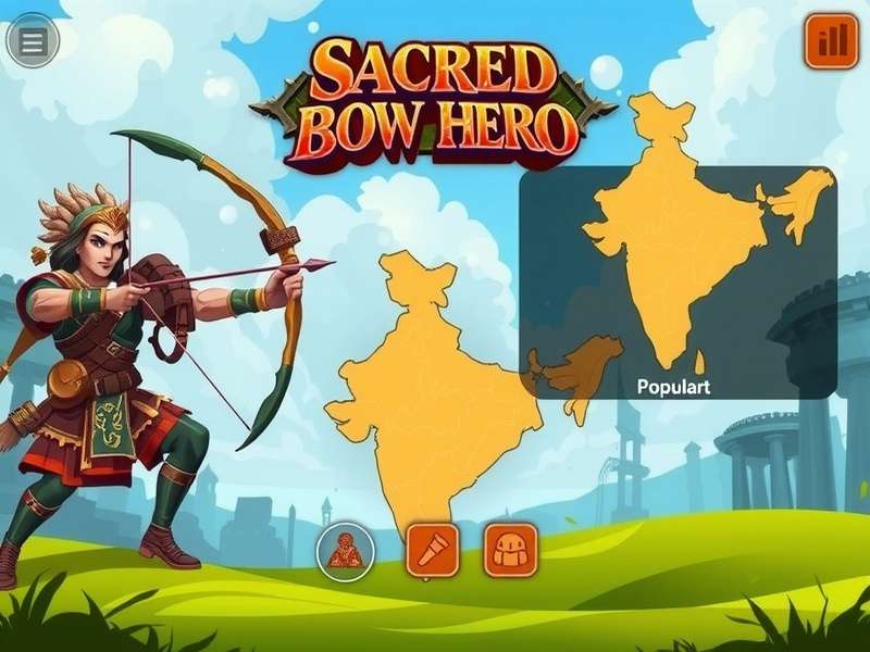 Sacred Bow Hero regional popularity map in India
